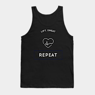 fitness lift,sweat, repeat Tank Top